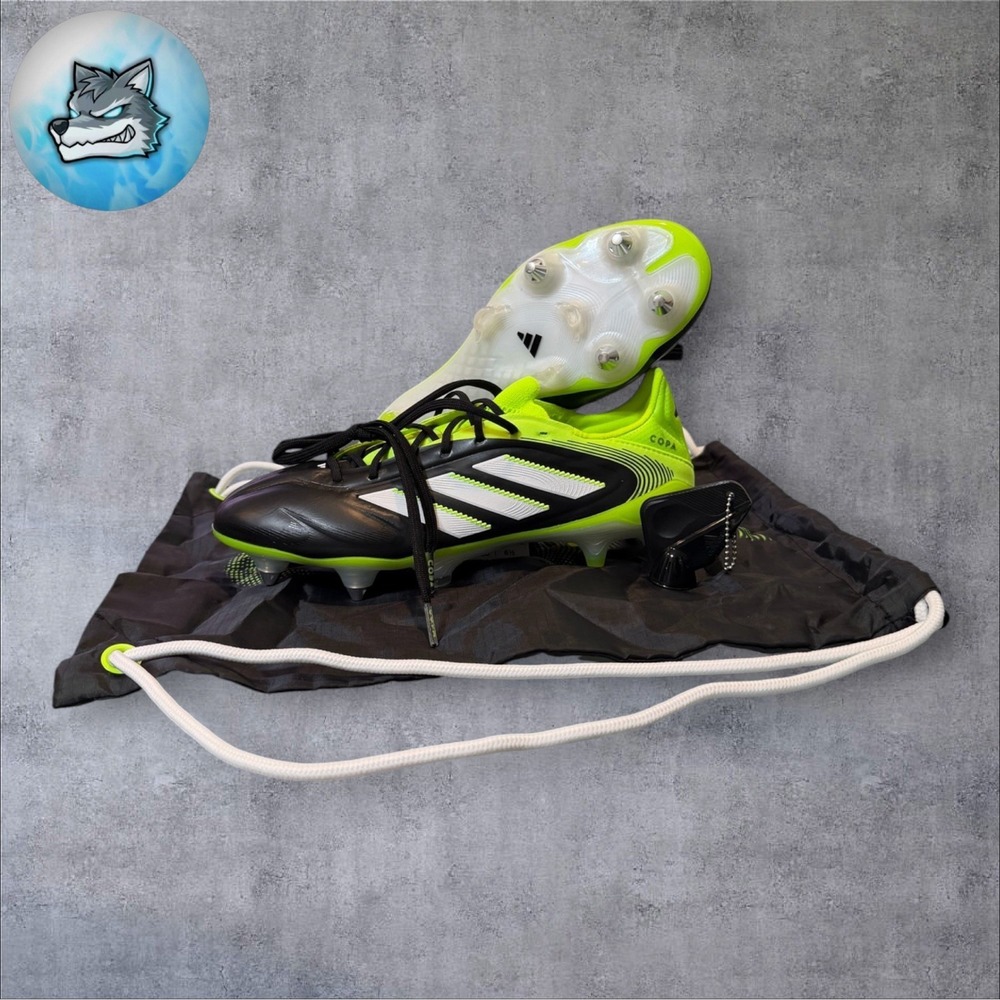 Adidas Copa Pure 3‎ Elite SG Core Black Lucid Lemon Mens Size 7 JR2822